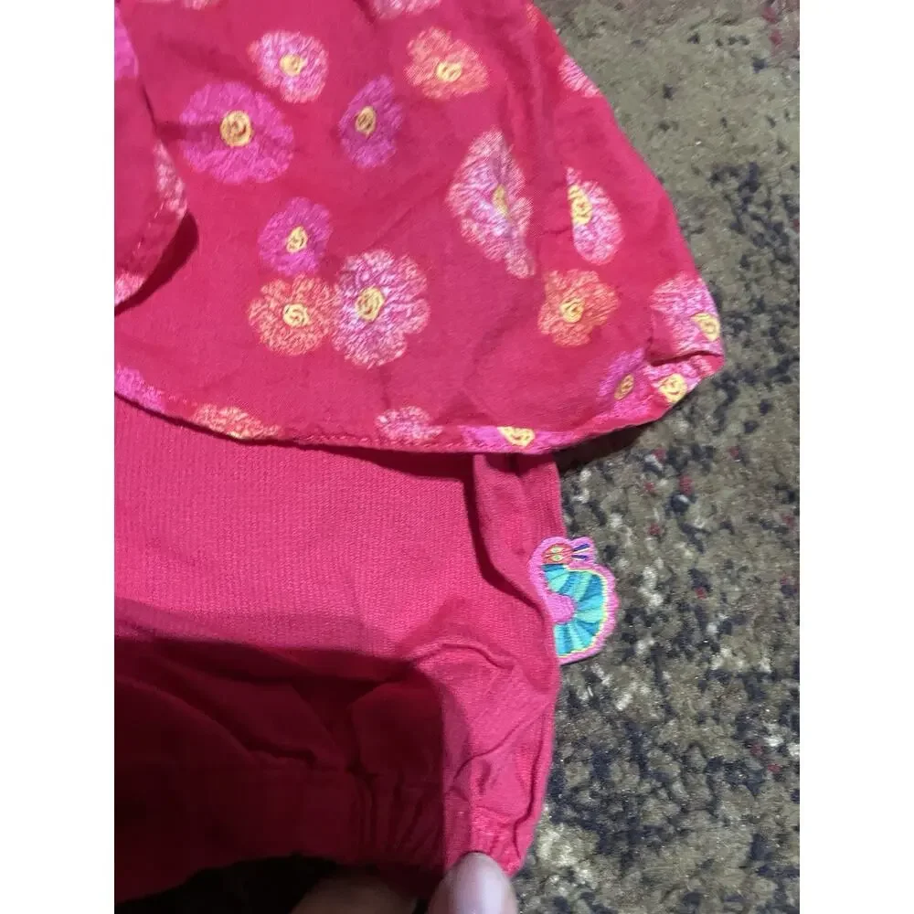 Carter’s Baby Girl Vintage Bubble Romper Baby 3-6 Months‎ Red Hungry Caterpillar